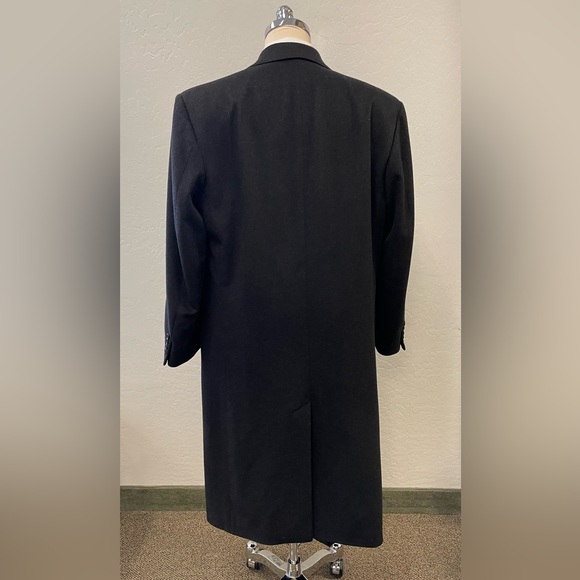 BARNEYS NEW YORK Substantial Weight Pure Cashmere Stanbury Overcoat Size 44 L - Picture 5 of 10